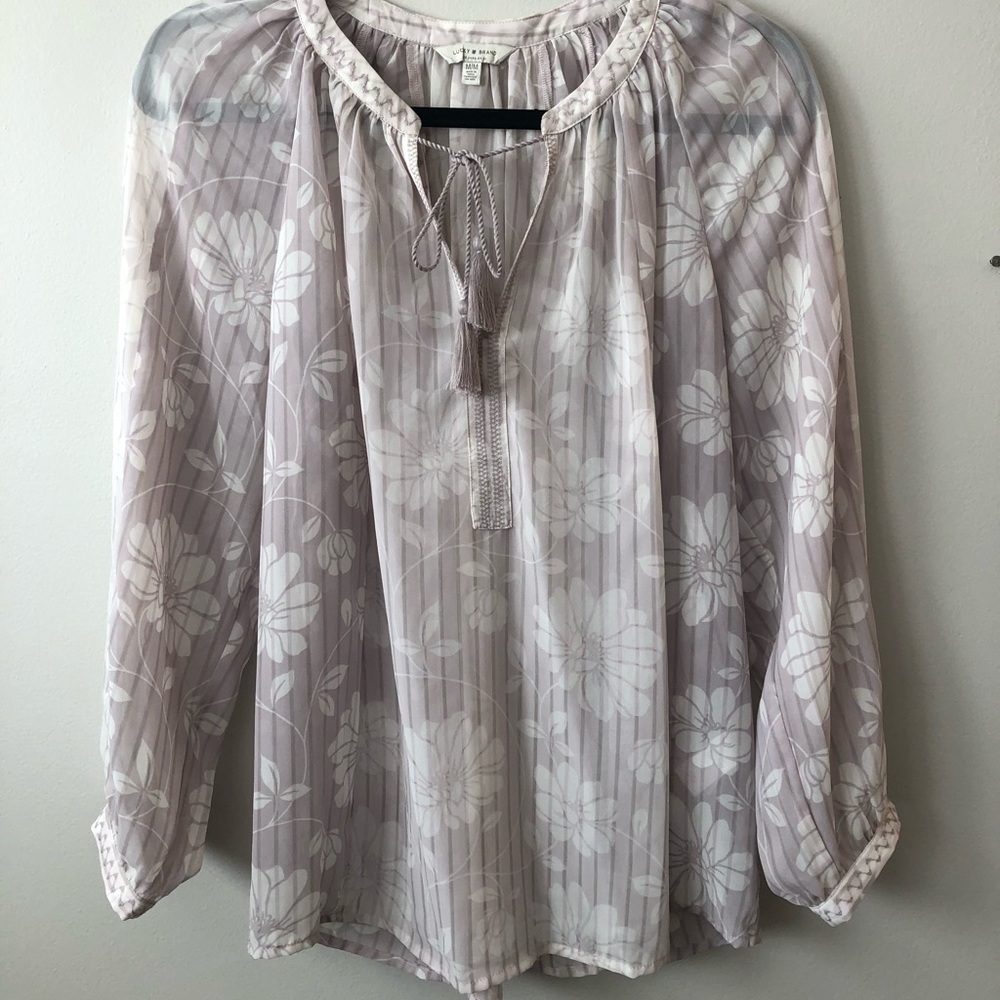 Lucky Brand Loose Fit Blouse